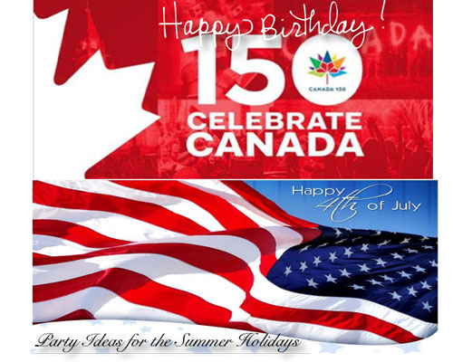 4th of July + Canada Day Party Ideas