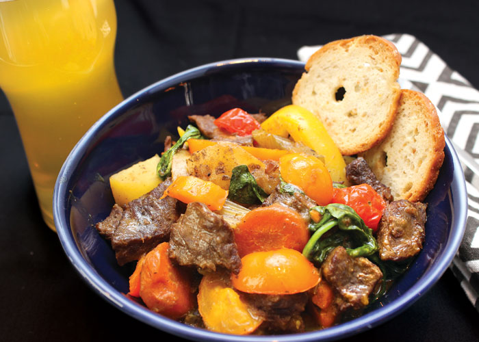 Beer Beef and Tomato Stew