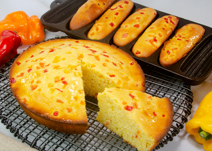 Tomato & Pepper Cornbread