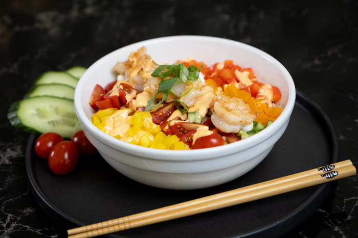 Spicy Shrimp Rice Bowl