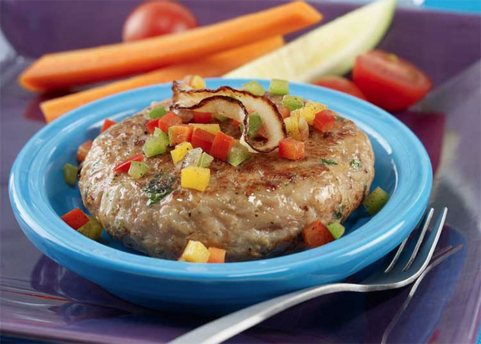 Chicken Patties & Veggie Spears