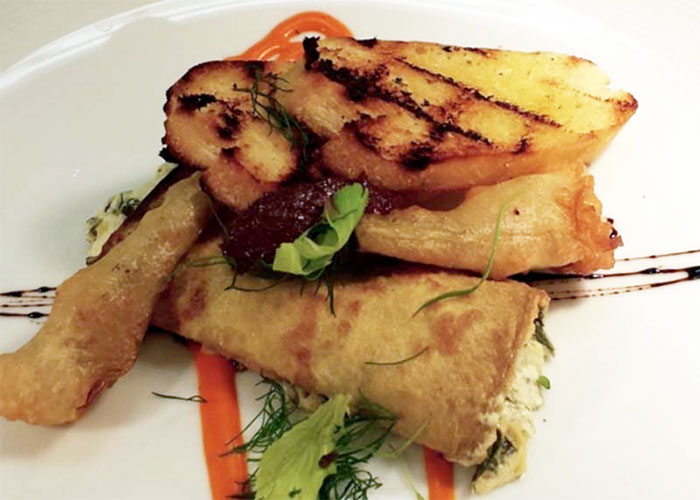 Egg Plant & Goat Cheese Cannelloni