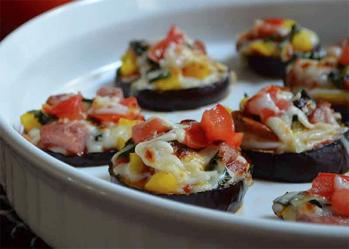 Eggplant Pizzas