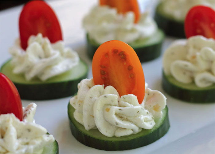 Herbed Cucumber Bites